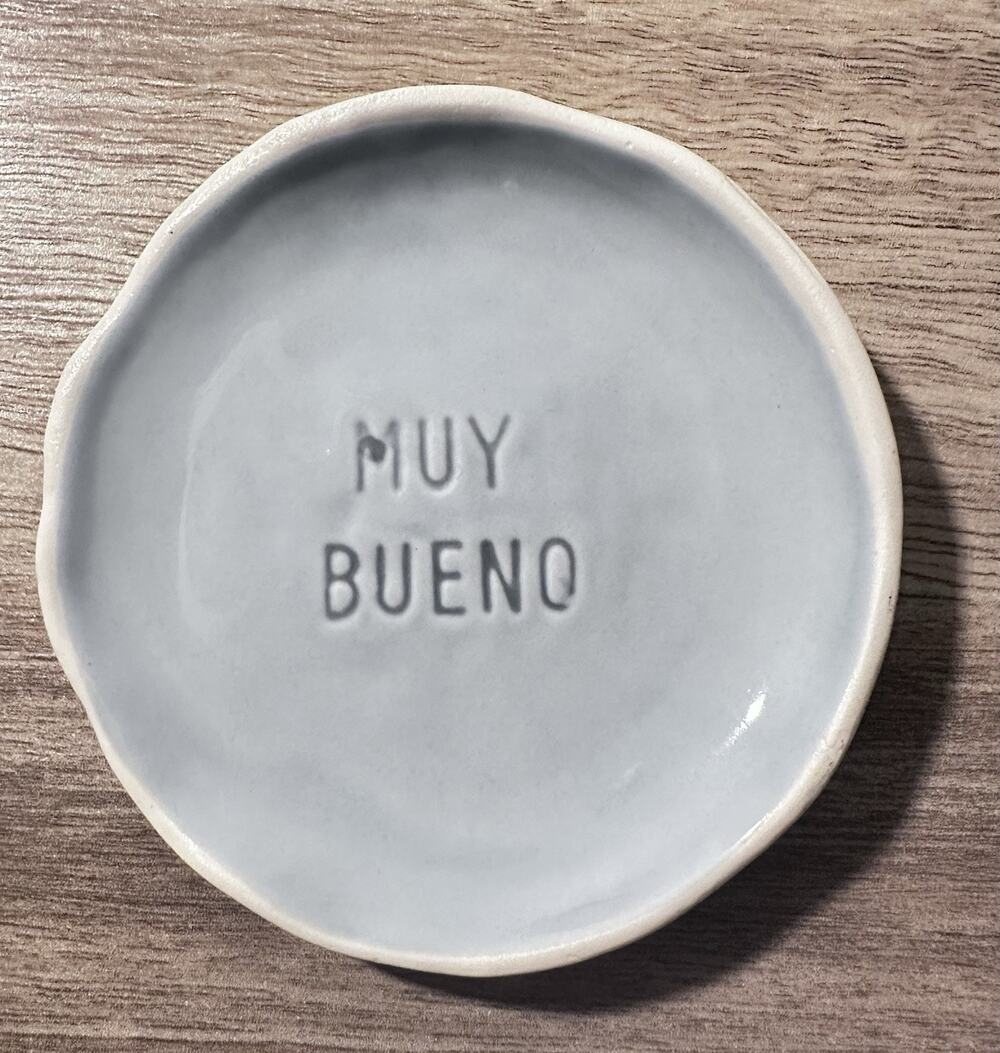 Fringe Studio "Muy Bueno" Jewelry Dish Trinket Tray 3.5" New